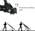 Zoomable LED Hunting Red Light Headlamp with 3 Lighting Modes, Water Resistant for Running, Camping, Hiking, Reading