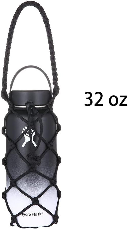Water Bottle Carrier Strap, Wine Cup Holder for Sports Bottle Sling, Fits 17-25oz, 32oz-40oz, 64oz