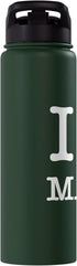 Playful Mayonnaise Designs for Mayo Enthusiasts For the unique mayonnaise lovers: 'I Love MAYO_white text Stainless