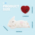 ALL FOR PAWS Puppy Heartbeat Stuffed Animal Toy, Soothing Dog Anxiety Toys, Plush Comfort for Crate Sleep Aid