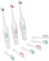 balacoo 3pc Portable Electric Toothbrush for Pets Lightweight and Acoustic Cleaning Technology