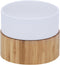 Billie Elevated Ceramic Pet Bowl with Bamboo Stand - Brown