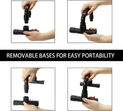 Push Up Bars for Strength Training - Ergonomic Workout Stands for Home Fitness