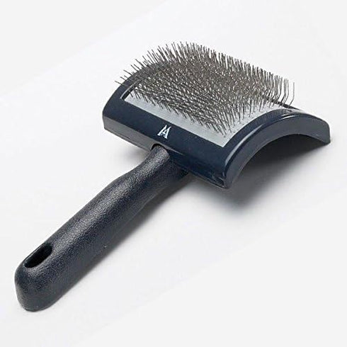 Slicker Brushes for Dog Grooming, Curved Plastic Tool - Large Size