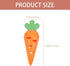 balacoo Food Dispensing Chew Toy for Dogs Interactive Carrot Shape Biting Plaything for Puppies Encourages Chewing