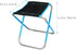 Toyvian Portable Foldable Stool Small Folding Chair Lightweight Camping Accessory Blue Mini Outdoor Fishing Beach Seat