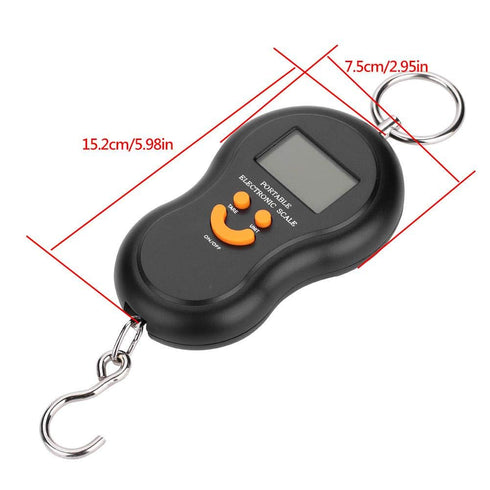 Portable LCD Display Digital Fishing Hanging Scale, Electric Weighing Scale for Home and Fishing