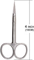 XFISHMAN Fly Tying Scissor - All Purpose 4” Straight/Curved Arrow Hair Scissor