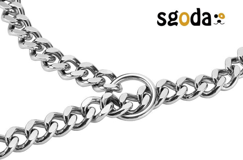 Chain Dog Training Choke Collar, SUS304, 18in, 2.5mm