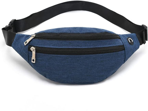 Waterproof Fanny Pack for Men & Women - Adjustable Waist Bag for Travel Sports Running