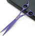 KINGSTAR 7.0in. Set,Straight Set Comb,case,A429 Matt Purple Professional Pet Grooming Scissors & Thinning & Curved