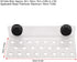 Zerodis Fish Acrylic Coral Bracket Base, Transparent Bracket Holder with 23 Holes for Aquarium Frag Plugs Rack