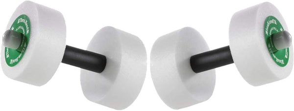 Thera-Band Aquatic Exercise Dumbells/Hand Bars - Medium - One Pair - Disc Size 12" x 2.5"