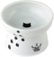 Necoichi Raised Stress Free Cat Food Bowl, Elevated Design, Dishwasher and Microwave Safe (Regular)