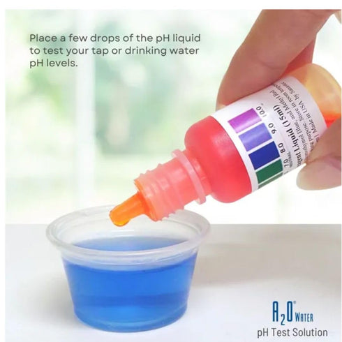 Water pH Level Test Kit, Alkaline, Tap, and Drinking Water, More Accurate Than Test Strips, Made in USA, A2O Water
