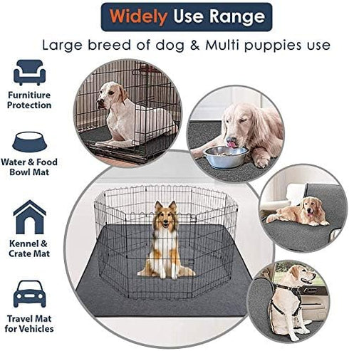 65x48 inch Washable Pee Pads for Dogs, Extra Large Reusable Dog Pee Pad, Waterproof Pet Mat, Dog Playpen Mats for Puppy