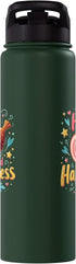 Ham Pork Food Lover SteMi Apparel Funny Ham Meat Pig Farmer Pork Food Lover Foodie Stainless Steel Insulated Water