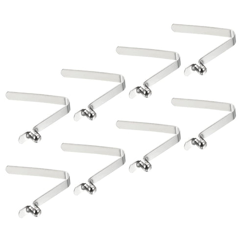 PATIKIL 8 Pack Kayak Paddle Snaps - 6.5x5mm Pole Push Button Spring Clips for Camping and Tent Poles