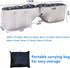 Berocia Inflatable Car Air Mattress Back Seat Bed, Universal Back Seat Gap Filler Pad Extender for SUV Camping Sleeping