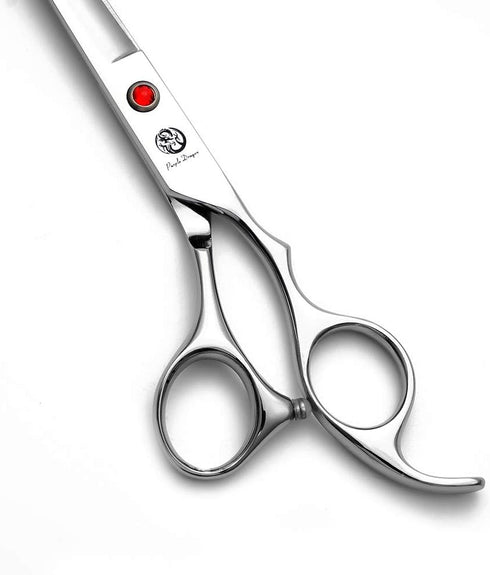 Purple Dragon Sharp Edge Salon Hair Cutting Shears, 4” to 10” Sizes, Pet/Dog Grooming Scissors with Bag