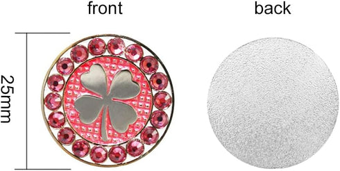 Myartte Golf Ball Markers, Crystal Ball Markers, Pack of 3