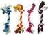 Puppy Rope Toys for Small Dogs - Teething Knots Dog Toy for Smart Newborn Pet and Active Puppies - Pack of 4