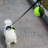 Dog Accessory Ball Holder - Lightweight Silicone Leash Attachment for Convenient Fun Playtime (Pink)