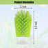 Turtle Brush with Suction Cup for Tank Scratches - Back Scrub and Shell Cleaning for Red Eared Slider - Exfoliate