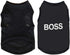 6 Packs Dog Clothes for Small Medium Dogs - Cute T Shirts for Chihuahua Yorkies, Black Vest Apparel