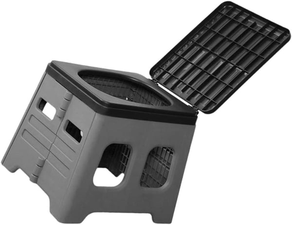 Milisten Portable Folding Toilet for Adults Lightweight Car Folding Potty Compact Design