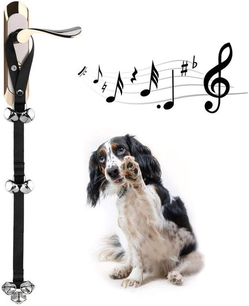 Dog Doorbells for Potty Training/Door Knob/Go Outside, Premium Quality Dog Bells, 7