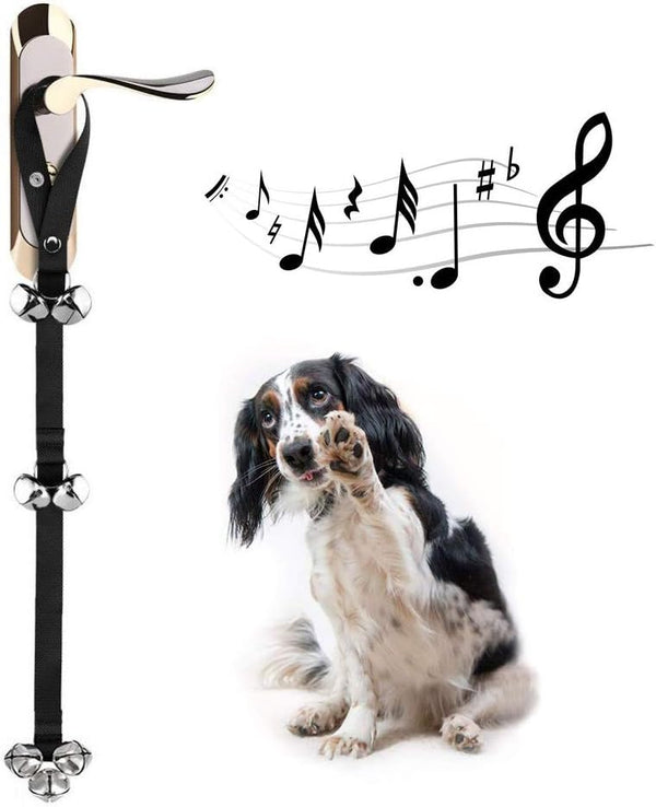 Dog Doorbells for Potty Training/Door Knob/Go Outside, Premium Quality Dog Bells, 7