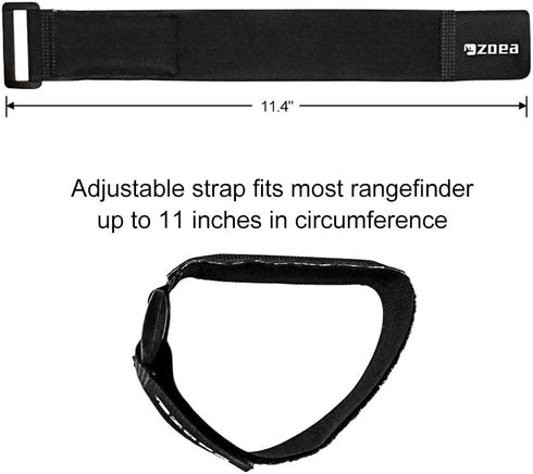 ZOEA Magnetic Rangefinder Mount Strap for Golf Cart Railing, Adjustable Holder with Strong Magnet