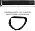 ZOEA Magnetic Rangefinder Mount Strap for Golf Cart Railing, Adjustable Holder with Strong Magnet