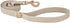 Soft Cotton Dog Leash - 5 Ft Heavy Duty Corduroy with Gold Metal Hook for Small Medium Large Dogs (White)