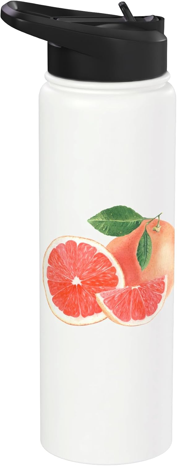 Clever Witty Grapefruit Designs Just Really Like Grapefruit Grape Fruit Pink Citrus Stainless Steel Insulated Water