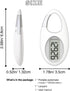 Simple 3D Step Counter, Walking Pedometer with Neck Lanyard/Carabiner for Men, Women, Teens, Adults, Seniors