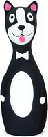 CHIWAVA 3 Pack 5.7 Inch Squeaky Latex Dog Toys, Standing Stick Interactive Play for Small Dogs