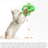 Spinning Cat Windmill Toy Light-Up Cat Scratcher & Self-Grooming Spinner with Suction Cup Interactive Cat Toy