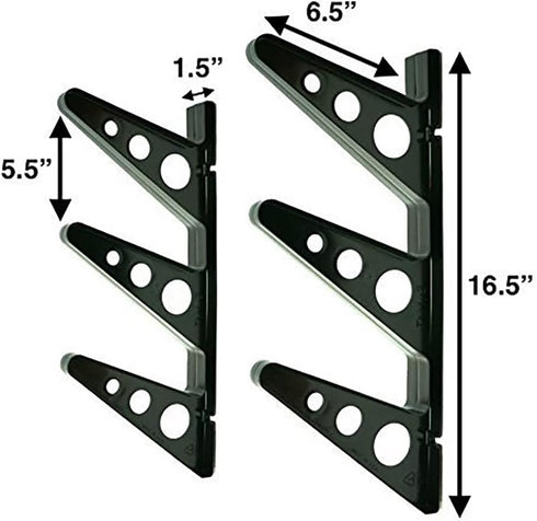 StoreYourBoard Snowboard Multi Wall Rack, Horizontal Mount, Holds 3 Boards