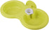 Puppy Double Bowl, Stainless Steel Hanging Food Water Feeder for Small Dogs and Cats (Green)