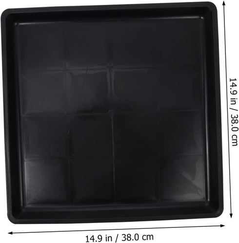 VANZACK 14.9 Inch 2 Pack Crate Tray Replacement - Heavy Duty Plastic Crate Pan for Large - Pet Potty Tray Easy