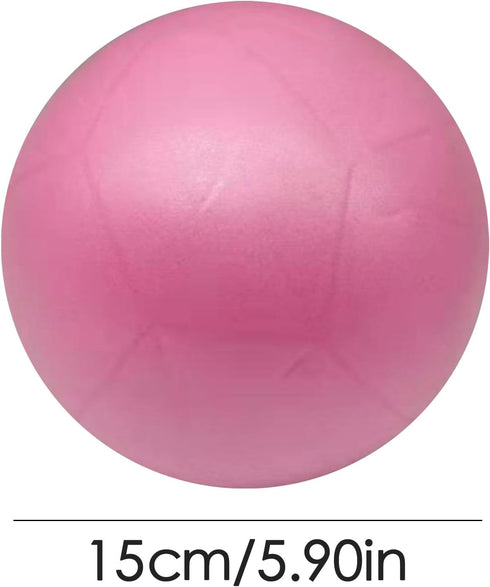 Generic Pilates Ball Small Inflatable Gym Ball for Fitness | Yoga Equipment for Thigh, Leg, Arm, Abdomen, Butt