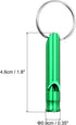 PATIKIL Emergency Whistles, Safety Whistle with Keychain Loud Sound Aluminum Outdoor Survival Whistle for Camping Hiking