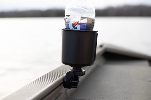 YakAttack Track Mount Multimount Cup Holder, Black - SSO-1001
