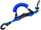 Magna-Clip Quick Release Coil Lanyard with Snap Clip & Stainless Steel Spring Ring for Scuba Diving Gear