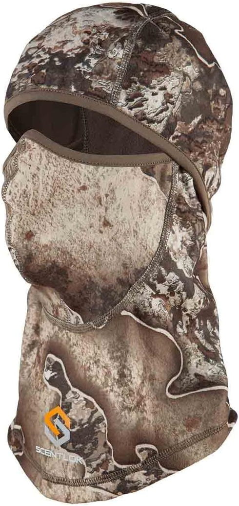 ScentLok Midweight Camo Balaclava Face Mask - One Size for Hunting, Camping, and Outdoor Use