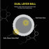 Playology Dual Layer Ball for Dogs - All Natural Chicken Scented Yellow Toy - Jumbo Sized for Large Dogs (50 lbs +)