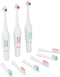 YARNOW 3pc Electric Toothbrush for Pets Portable Random Colors Gentle Gums Cleaning