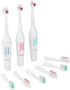 YARNOW 3pc Electric Toothbrush for Pets Portable Random Colors Gentle Gums Cleaning